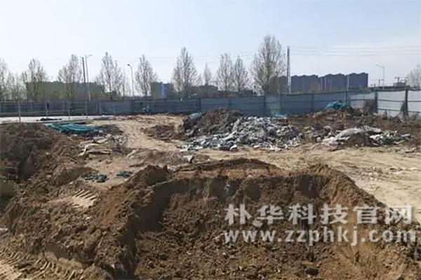 2020年鄭州建筑工地督查嚴(yán)，工地道路浮塵厚，?黃土堆放問題多